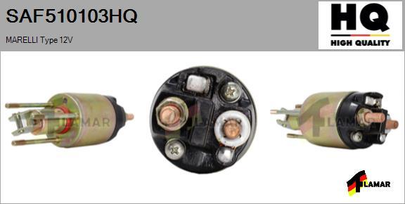 FLAMAR SAF510103HQ - Solenoid Switch, starter autospares.lv