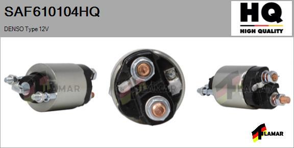 FLAMAR SAF610104HQ - Solenoid Switch, starter autospares.lv