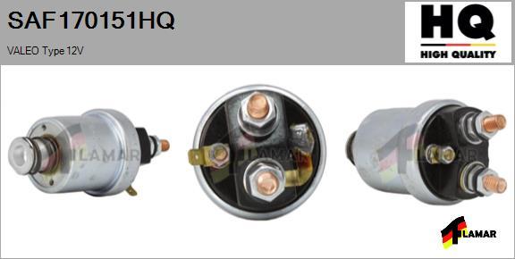 FLAMAR SAF170151HQ - Solenoid Switch, starter autospares.lv
