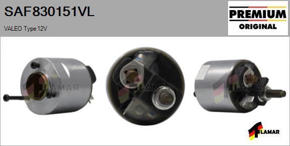 FLAMAR SAF830151VL - Solenoid Switch, starter autospares.lv