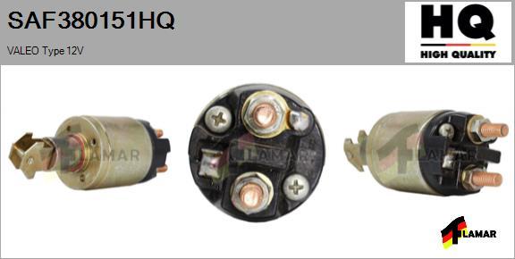 FLAMAR SAF380151HQ - Solenoid Switch, starter autospares.lv