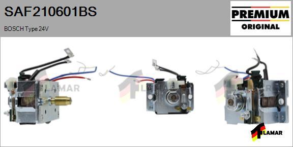 FLAMAR SAF210601BS - Solenoid Switch, starter autospares.lv