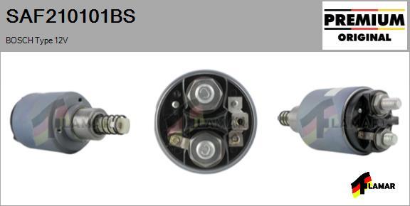 FLAMAR SAF210101BS - Solenoid Switch, starter autospares.lv