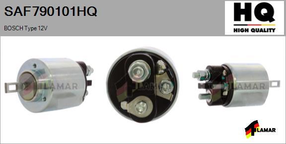 FLAMAR SAF790101HQ - Solenoid Switch, starter autospares.lv