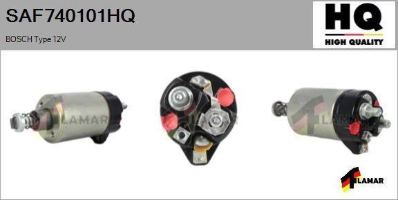 FLAMAR SAF740101HQ - Solenoid Switch, starter autospares.lv