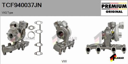 FLAMAR TCF940037JN - Charger, charging system autospares.lv