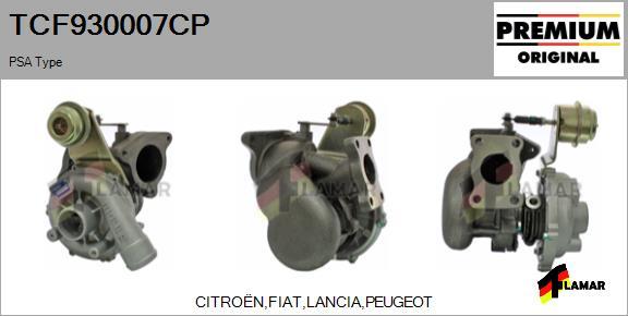 FLAMAR TCF930007CP - Charger, charging system autospares.lv