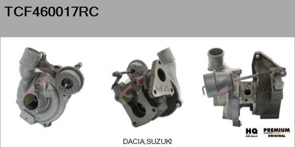 FLAMAR TCF460017RC - Charger, charging system autospares.lv