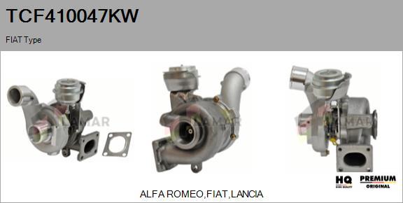 FLAMAR TCF410047KW - Charger, charging system autospares.lv