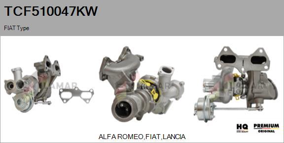 FLAMAR TCF510047KW - Charger, charging system autospares.lv