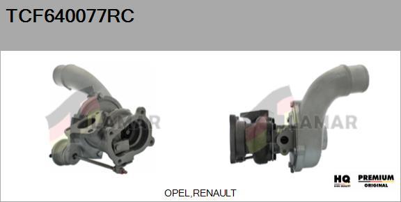 FLAMAR TCF640077RC - Charger, charging system autospares.lv