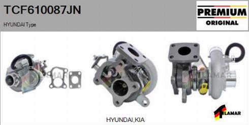 FLAMAR TCF610087JN - Charger, charging system autospares.lv