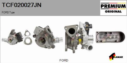 FLAMAR TCF020027JN - Charger, charging system autospares.lv