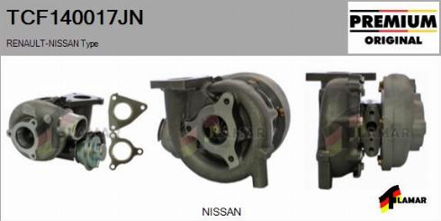 FLAMAR TCF140017JN - Charger, charging system autospares.lv