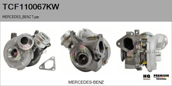 FLAMAR TCF110067KW - Charger, charging system autospares.lv