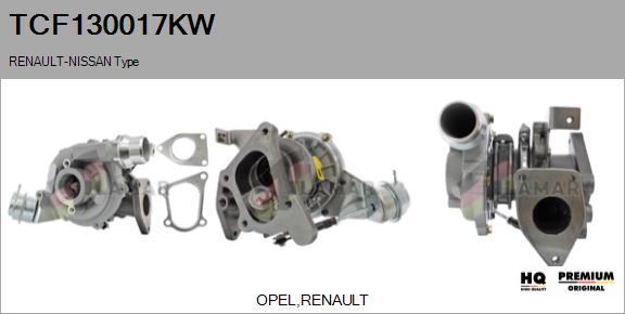 FLAMAR TCF130017KW - Charger, charging system autospares.lv