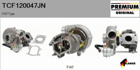 FLAMAR TCF120047JN - Charger, charging system autospares.lv