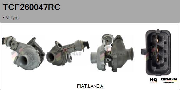 FLAMAR TCF260047RC - Charger, charging system autospares.lv