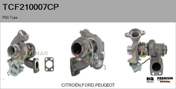 FLAMAR TCF210007CP - Charger, charging system autospares.lv