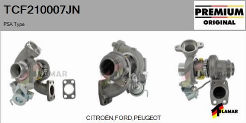 FLAMAR TCF210007JN - Charger, charging system autospares.lv