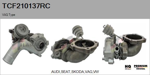 FLAMAR TCF210137RC - Charger, charging system autospares.lv