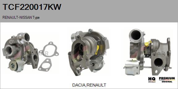 FLAMAR TCF220017KW - Charger, charging system autospares.lv