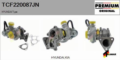 FLAMAR TCF220087JN - Charger, charging system autospares.lv