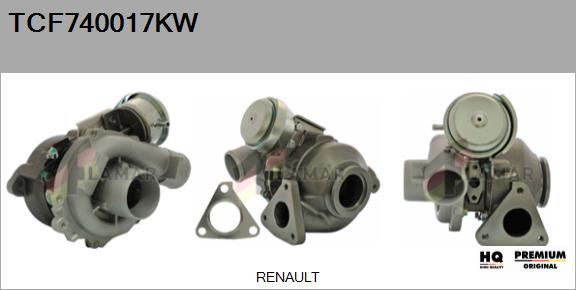 FLAMAR TCF740017KW - Charger, charging system autospares.lv