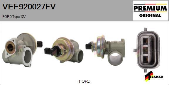 FLAMAR VEF920027FV - EGR Valve autospares.lv