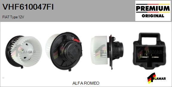 FLAMAR VHF610047FI - Interior Blower autospares.lv