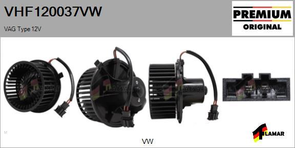 FLAMAR VHF120037VW - Interior Blower autospares.lv