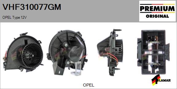 FLAMAR VHF310077GM - Interior Blower autospares.lv