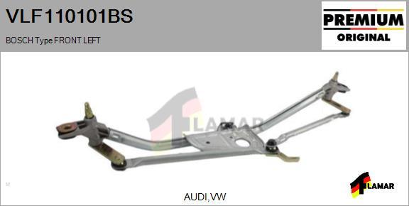 FLAMAR VLF110101BS - Wiper Linkage autospares.lv