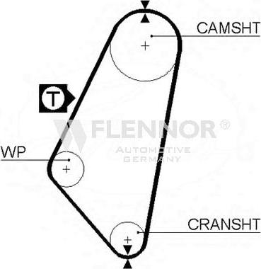 Flennor 4941 - Timing Belt autospares.lv