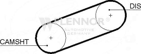 Flennor 4090 - Timing Belt autospares.lv
