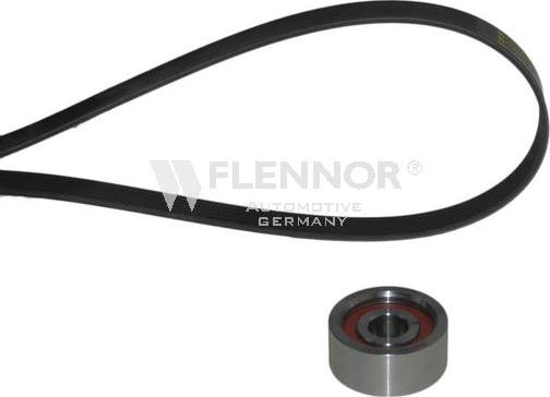 Flennor F906PK0843 - V-Ribbed Belt Set autospares.lv