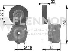 Flennor FA99071 - Pulley, v-ribbed belt autospares.lv