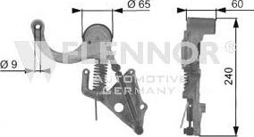 Flennor FA99391 - Pulley, v-ribbed belt autospares.lv