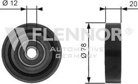 Flennor FS99401 - Pulley, v-ribbed belt autospares.lv