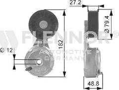 Flennor FS99262 - Pulley, v-ribbed belt autospares.lv