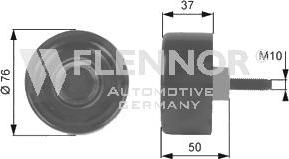 Flennor FU23961 - Pulley, v-ribbed belt autospares.lv