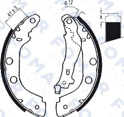FOMAR Friction FO 9037 - Brake Shoe Set autospares.lv