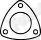 Fonos 80165 - Gasket, exhaust pipe autospares.lv