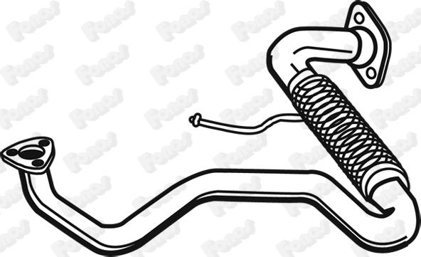 Fonos 21787 - Exhaust Pipe autospares.lv