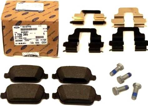 FORD 1756395 - Brake Pad Set, disc brake autospares.lv