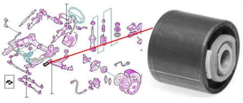 Fortune Line FZ91496 - Bush of Control / Trailing Arm autospares.lv