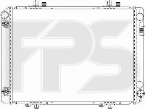 FPS FP 46 A995-X - Radiator, engine cooling autospares.lv