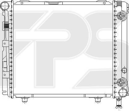 FPS FP 46 A988 - Radiator, engine cooling autospares.lv