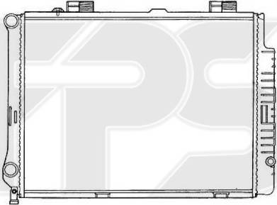 FPS FP 46 A231 - Radiator, engine cooling autospares.lv