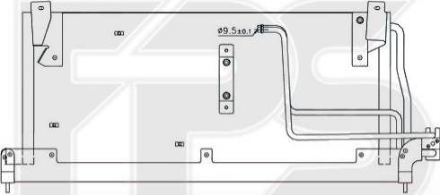 FPS FP 52 K136-X - Condenser, air conditioning autospares.lv